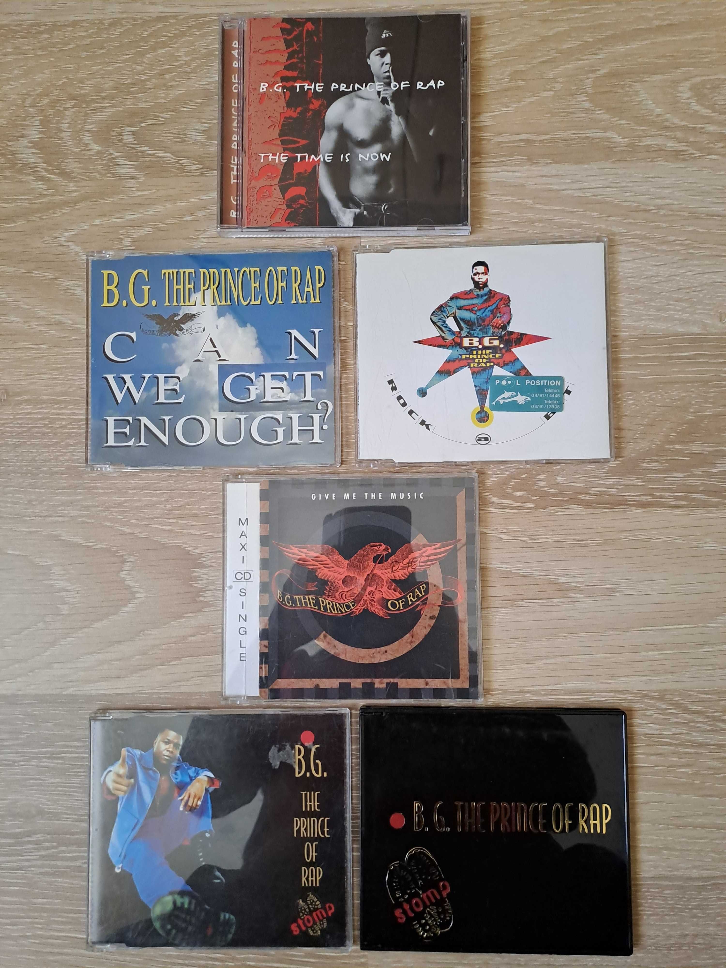 Colectie 6 CD Originale BG The Prince Of Rap- Album+CD Maxi (Euro-Rap)