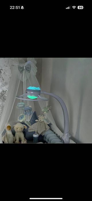 Protectie impletita pentru patut