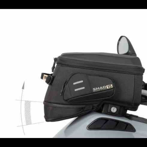 Мото чанта за резервоар SHAD TR15CL със заключване