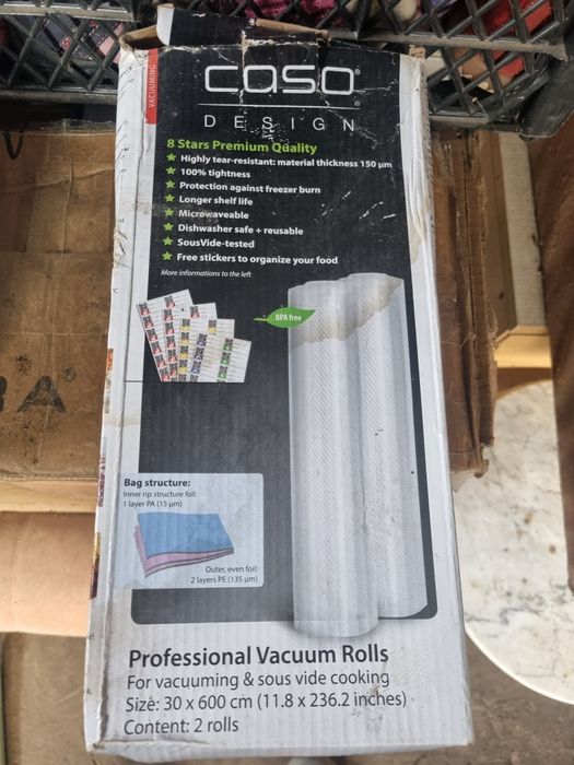 Машина за вакуумиране Caso VC200, 120 W, Инокс