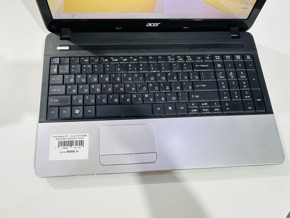 Рассрочка! Acer Aspire E1 - Core i7-3610QM /8Gb/SSD 250Gb/GT 620M