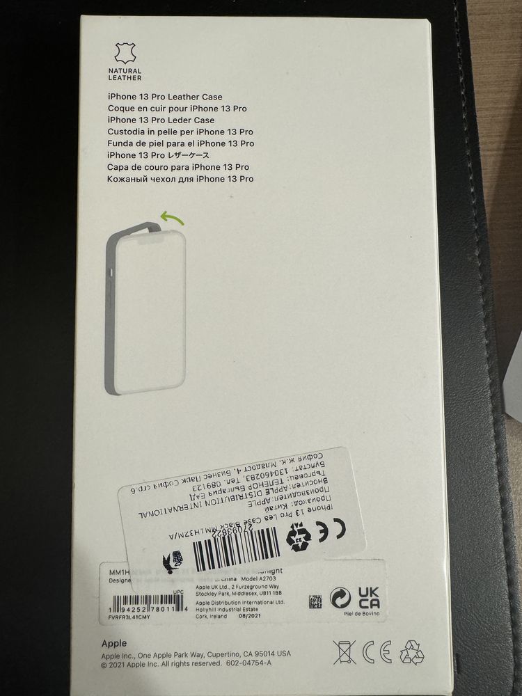 Apple leather case iphone 13 pro