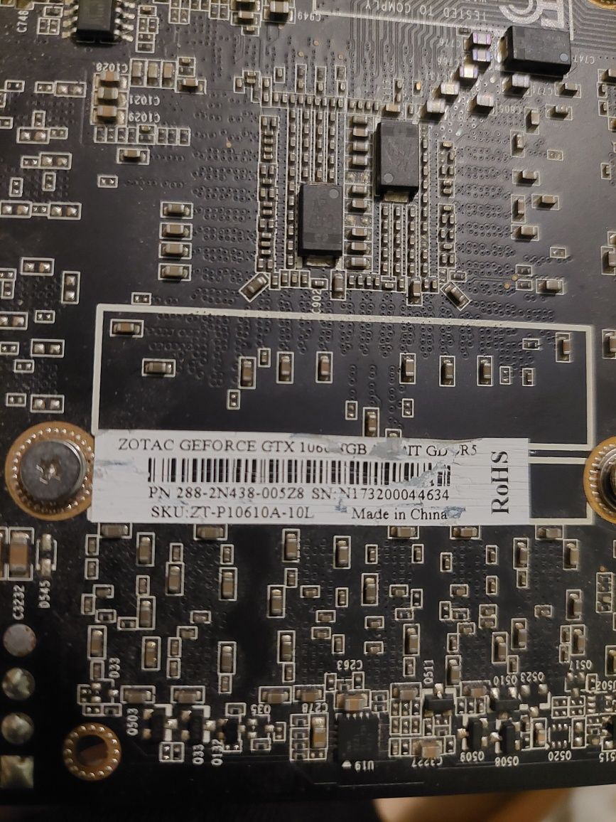 Видеокарта Zotac NVIDIA Geforce GTX 1060 3 GB