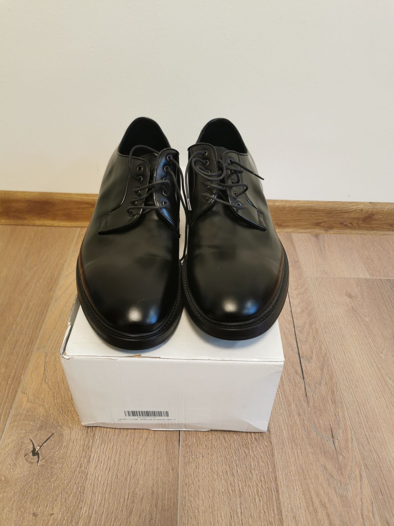 Emporio Armani Derby shoes buffed leather 47