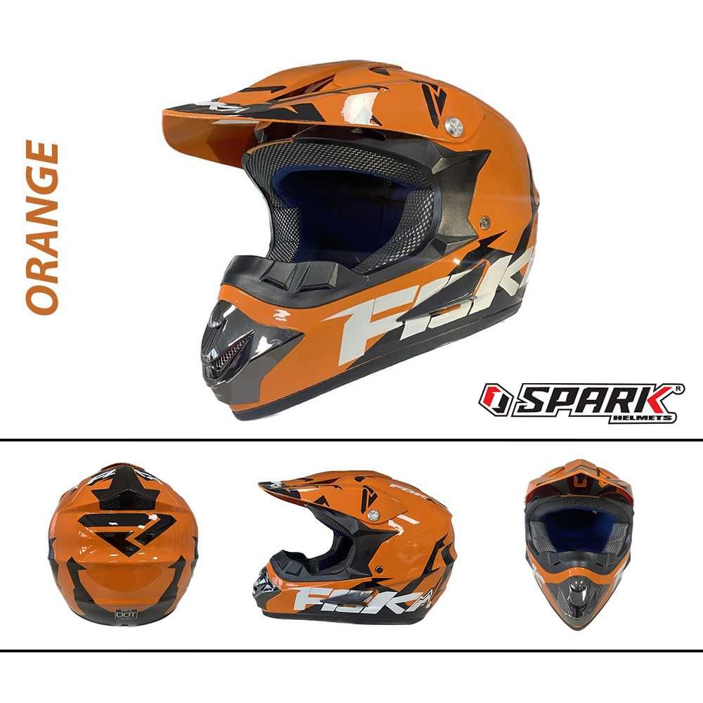 Детска кросова каска SPARK, Full Face, DOT, Размери: XXS; XS; S; M;
