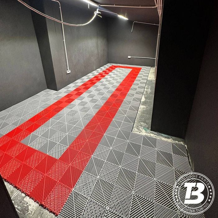 Pardoseala Modulara pentru Garaj si Ateliere Detailing - Gri Deschis