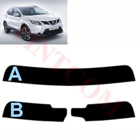 Nissan Qashqai (5 врати, 2013 - ) Фолио за затъмняване на стъкла