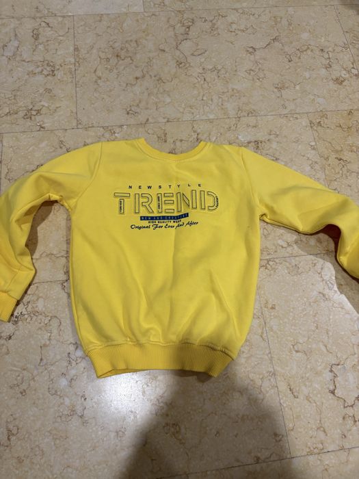 Hanorac Copii Galben 4 Ani Cotonil