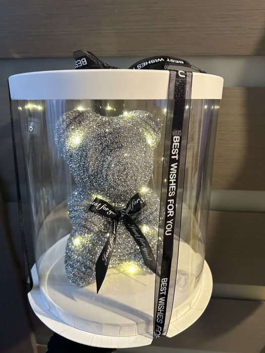 Ursuleț decorativ din pietre de cristal