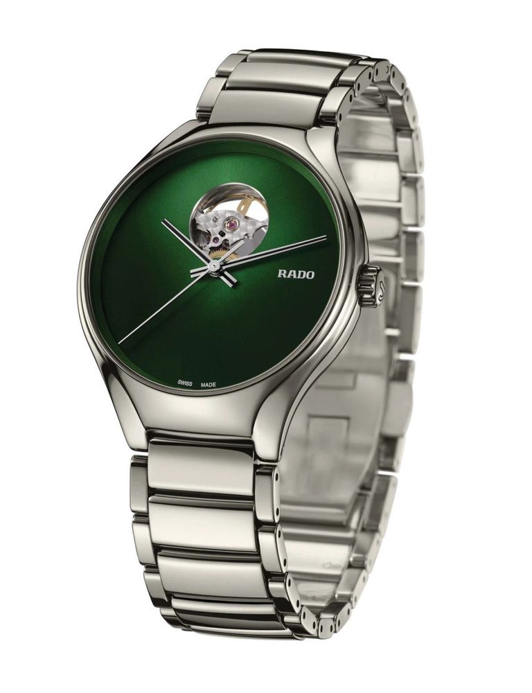 Часовник Rado True Round Secret 40 Green Dial Automatic