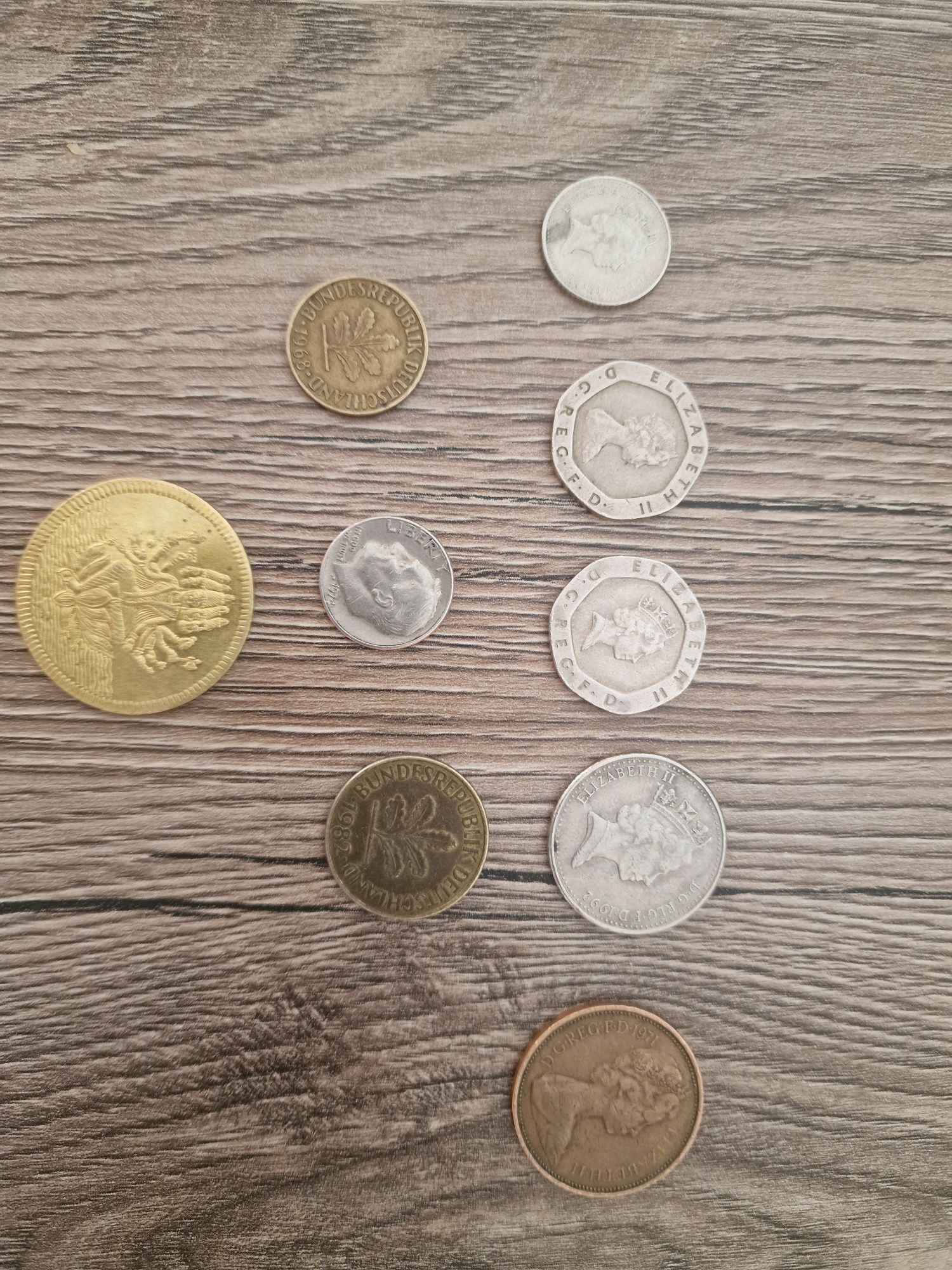 Monede vechi diverse din 1968-1992