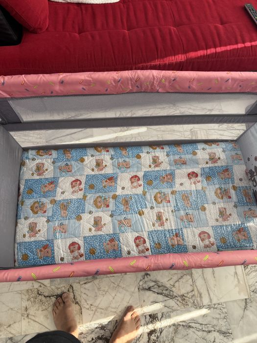 Бебешка кошара Lorelli с матрак на 2 нива