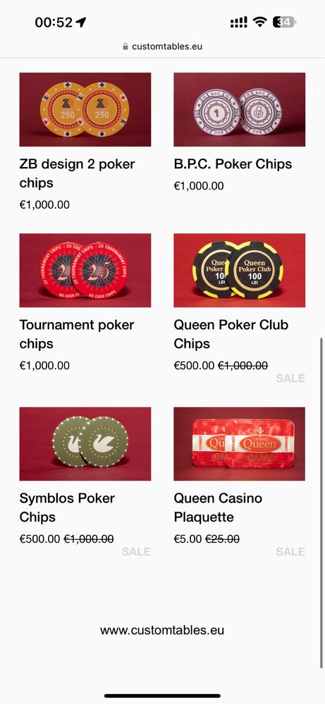Jetoane de poker customizate cu logo tau acum pe stoc livrare rapida