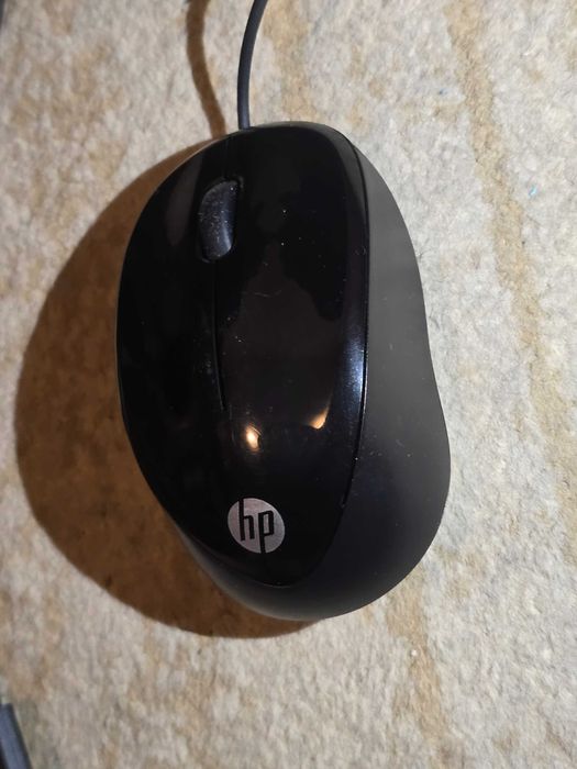 Mouse cu fir HP 1000, USB, ambidextru, 1200 DPI, 3 butoane