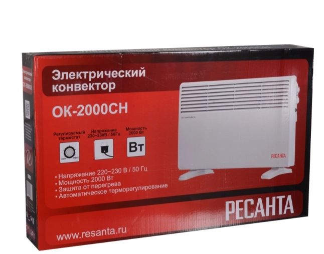 Обогреватель конвекторный ОК-2000СН Ресанта