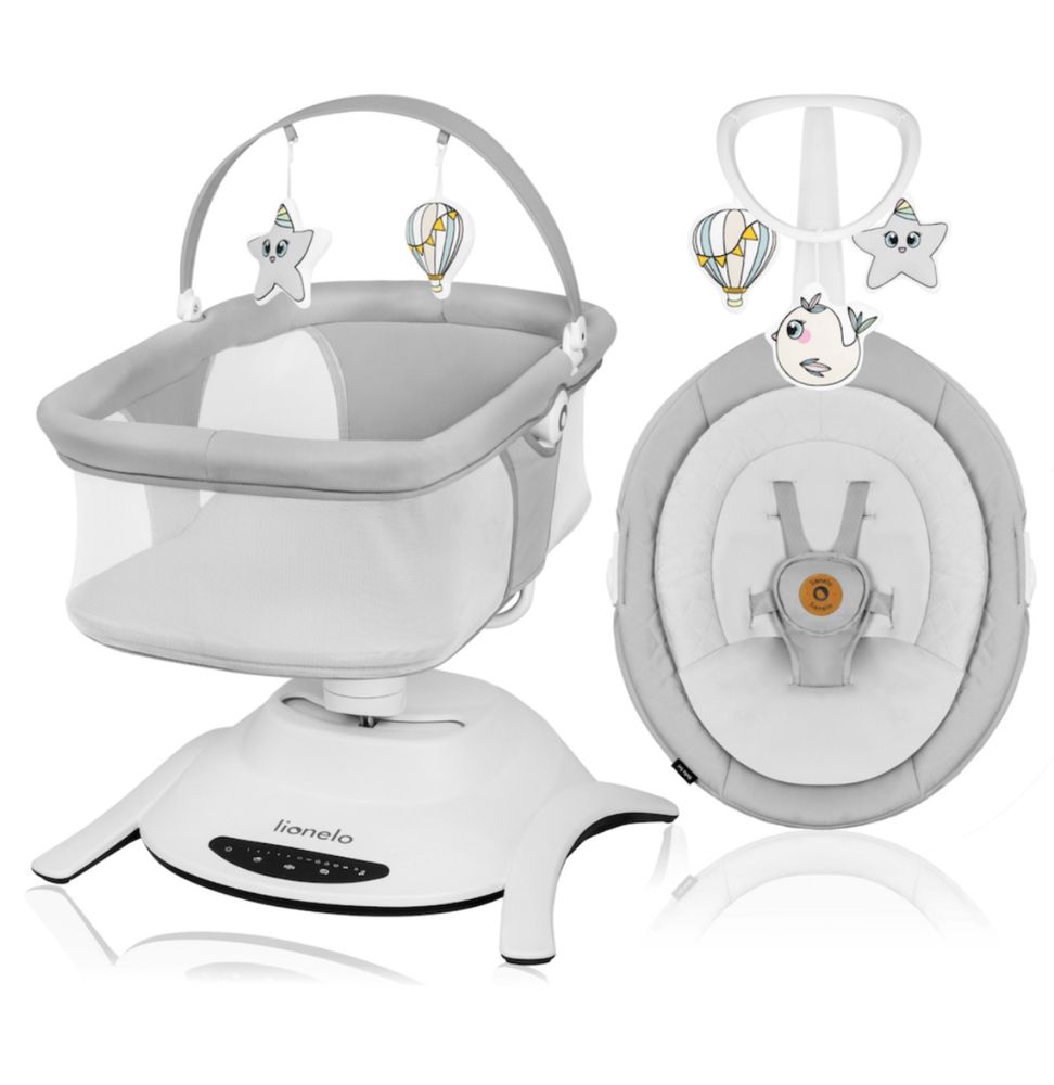 Balansoar si Landou electric Lionelo 2 in 1 cu telecomanda