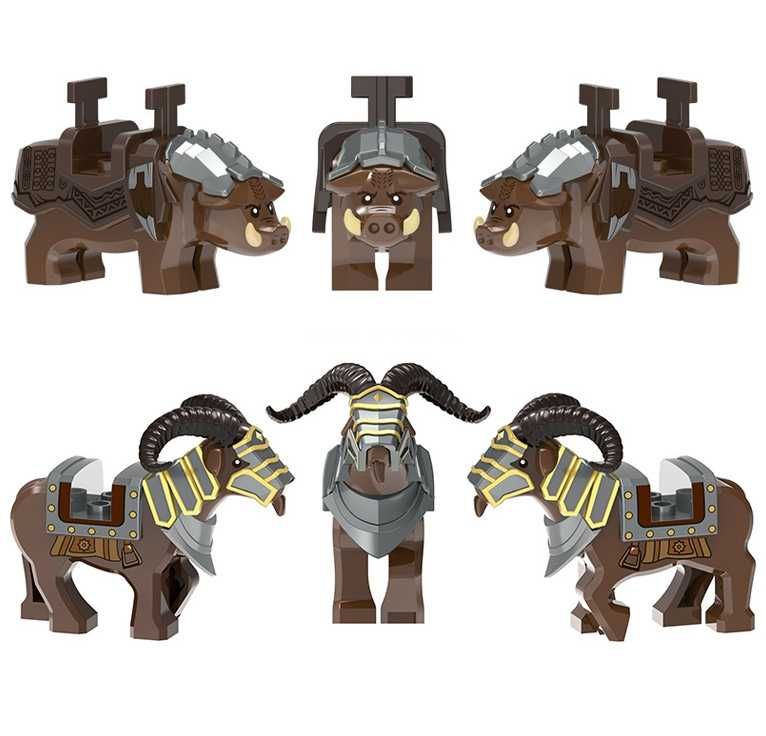 Minifigurine tip Lego Lord Of The Rings Dwarven Army: Capra si Mistret