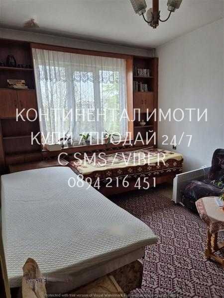 код 63054. Тристаен стандартен панел 80м2 -две спални, хол, кухня
