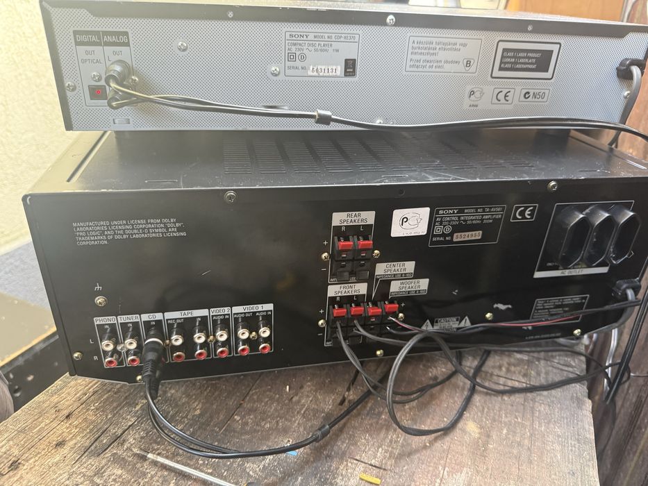 Linie sony amp cd tuner deck pick-up