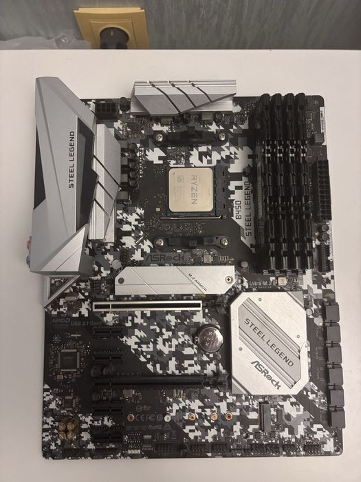 Комплект Ryzen 7 5700X + мат плата + озу