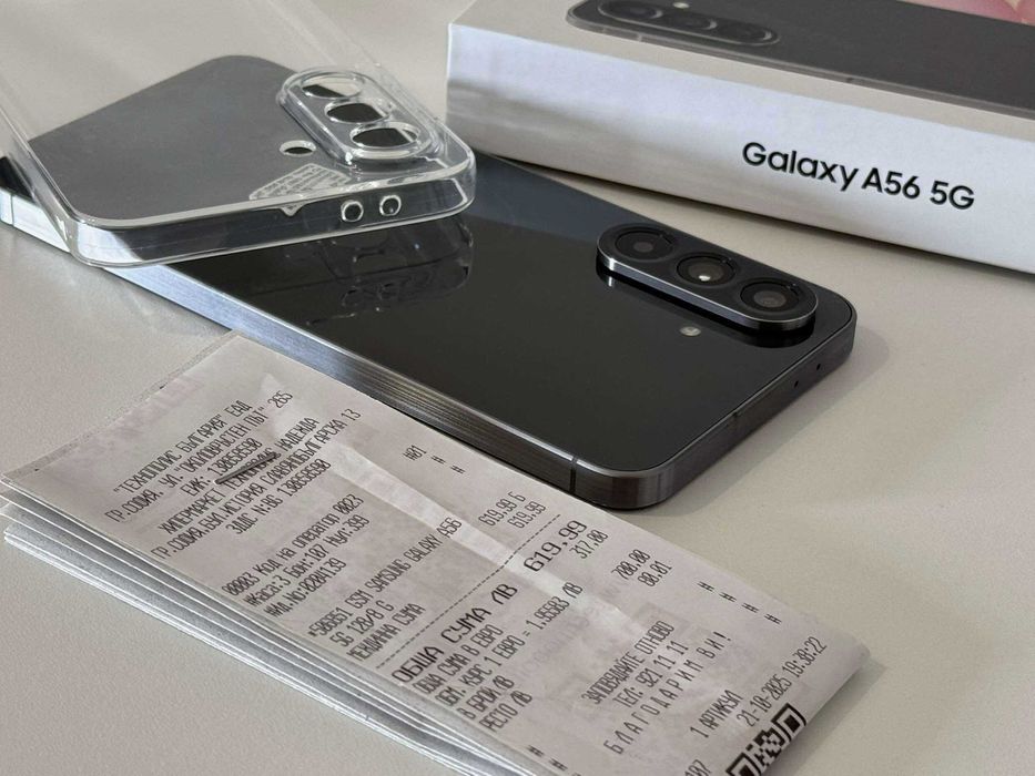 Бартер! 24м.Гаранция! Samsung Galaxy A56 Awesome Graphite (Черен)