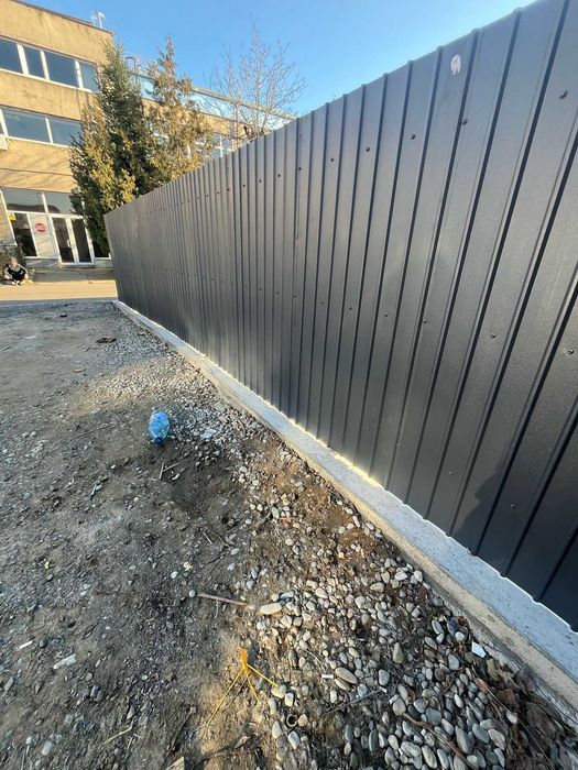 Garduri din sipca metalica, panou tip jaluzele, tabla, plasa si BCA