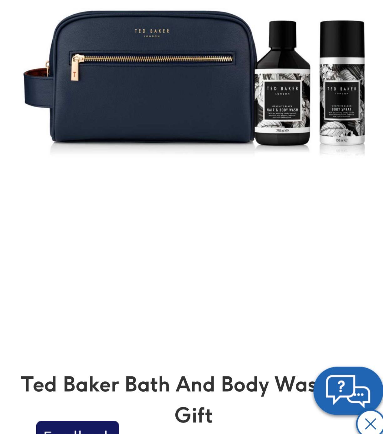 Мъжки несесер Ted Baker кожа с цип  55лв