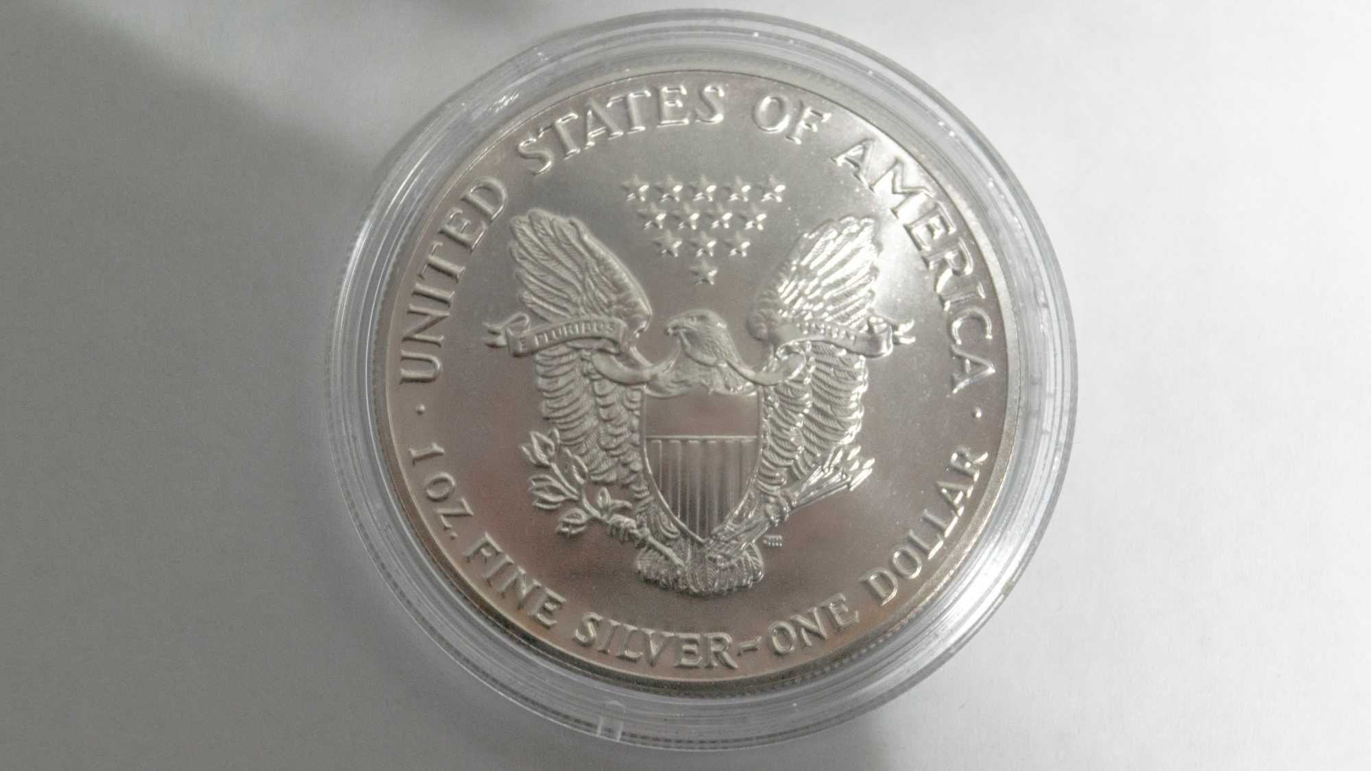 Moneda argint 1 dollar American Silver Eagle aUNC