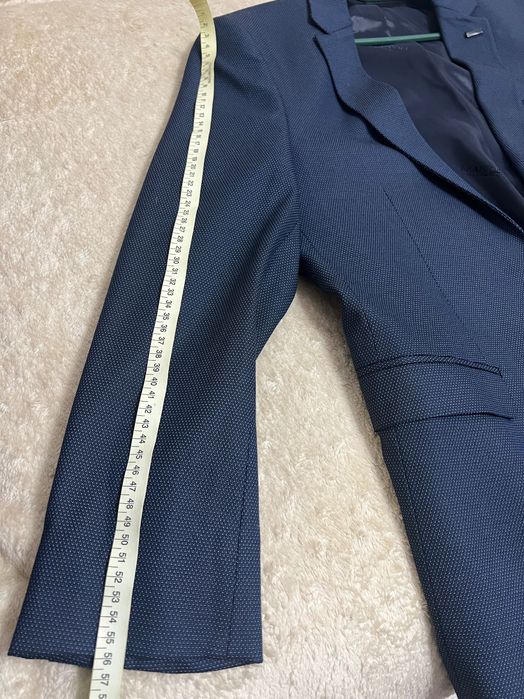 Sacou elegant Albastru închis