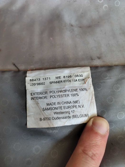 Trolere geamantan cala American Tourister mare cu 4 roti, Polyester