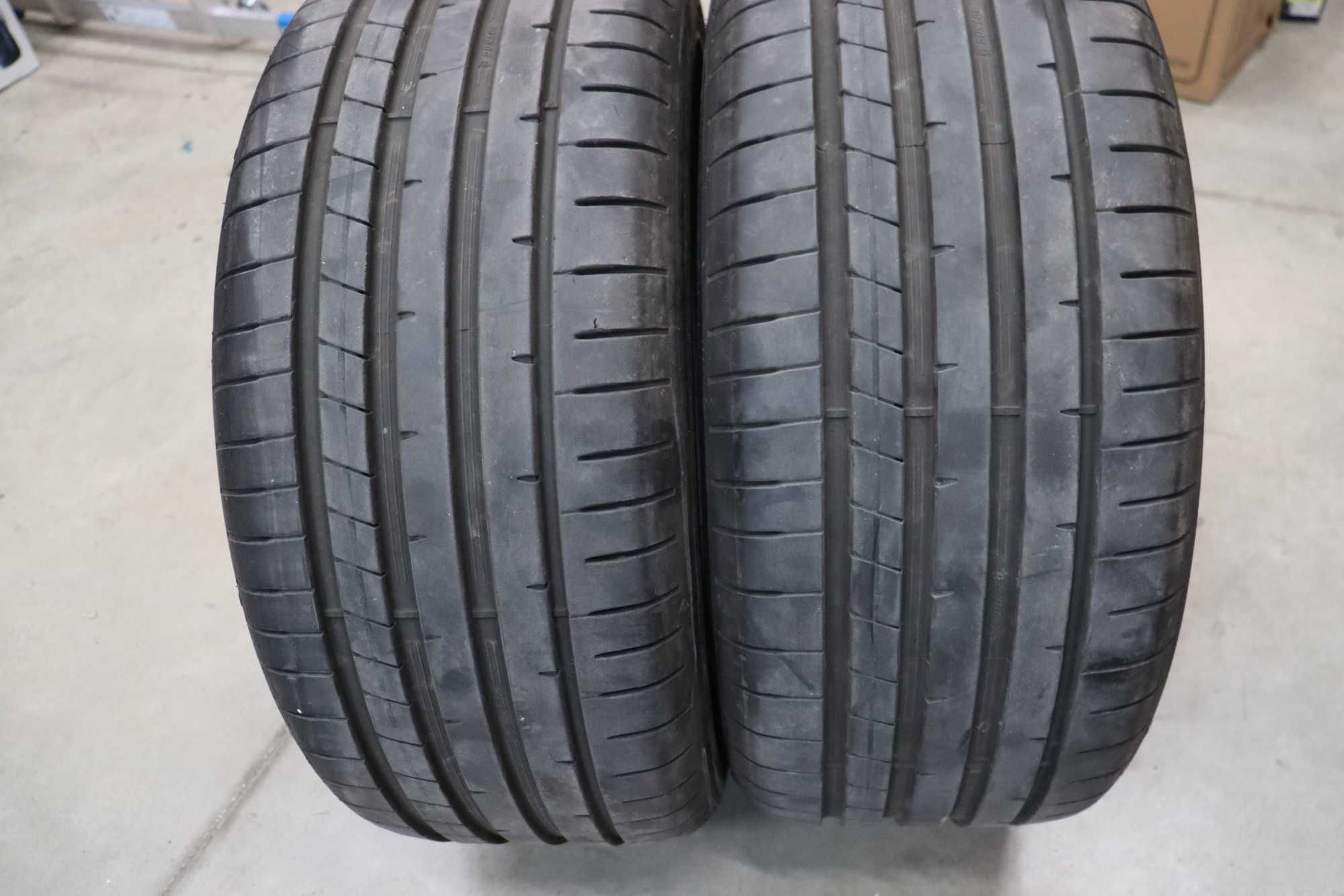 2 бр. летни гуми DUNLOP SPORT MAXX RT2 255/40 R19 Dot 21г, 6,5-7мм