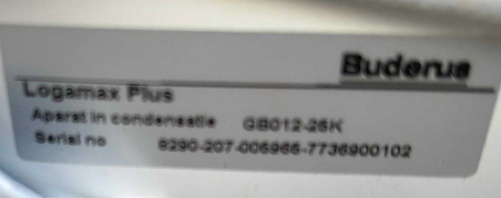 Vand Centrala termica Buderus Logamax Plus cu condensatie!!