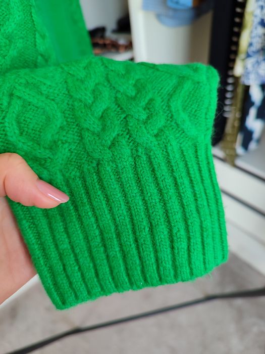 Пуловер H&M зелен