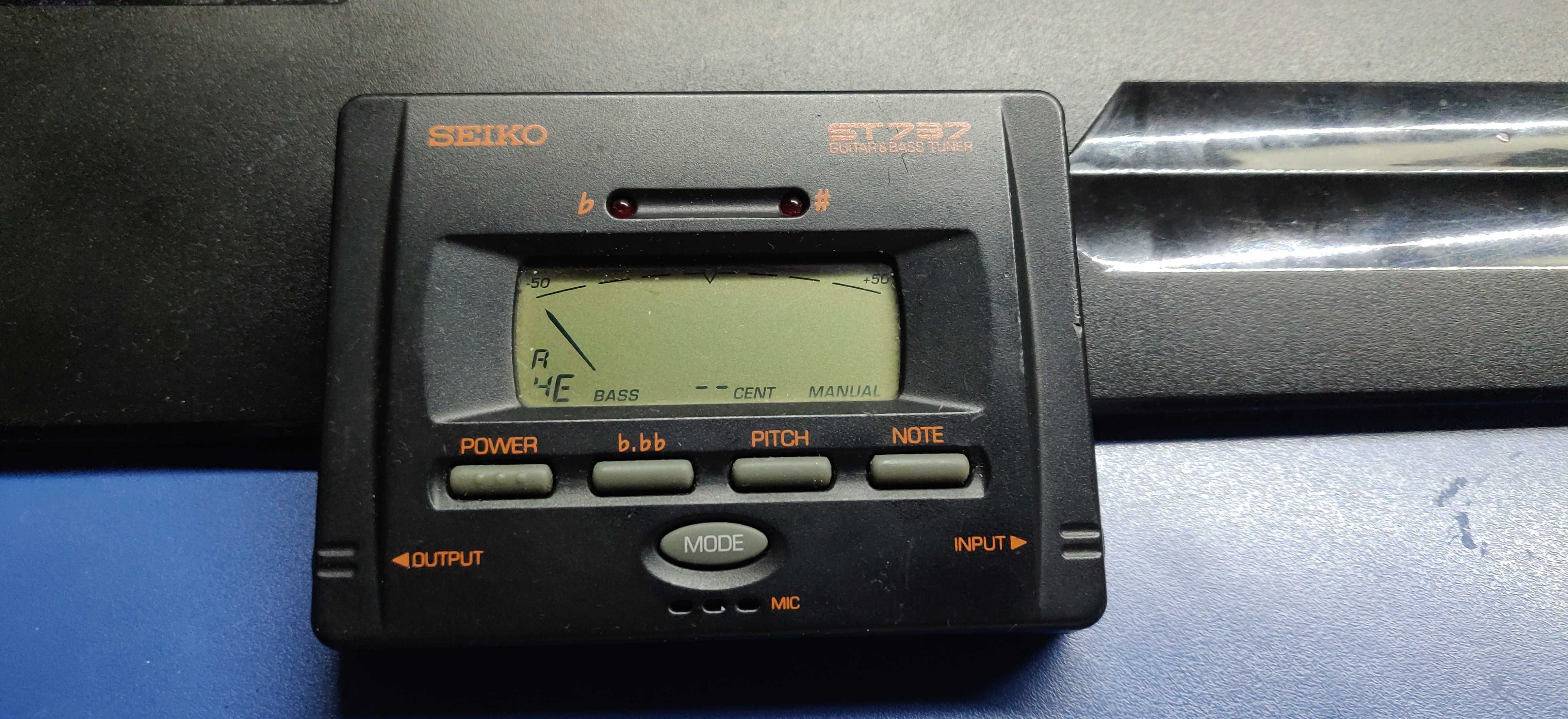 Seiko ST737 Digital Guitar and Bass Tuner