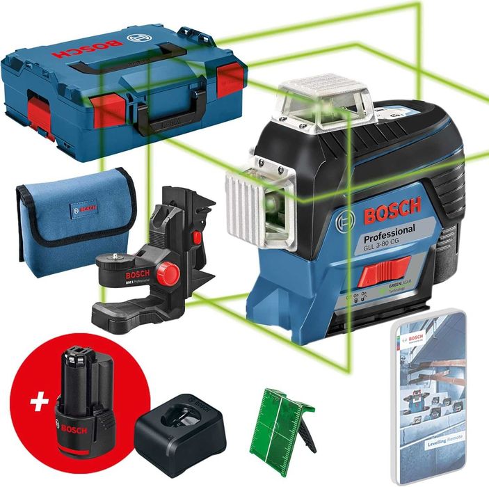 Nivela laser Bosch GLL 3-80 CG 360 grade Hilti Makita Dewalt Milwaukee