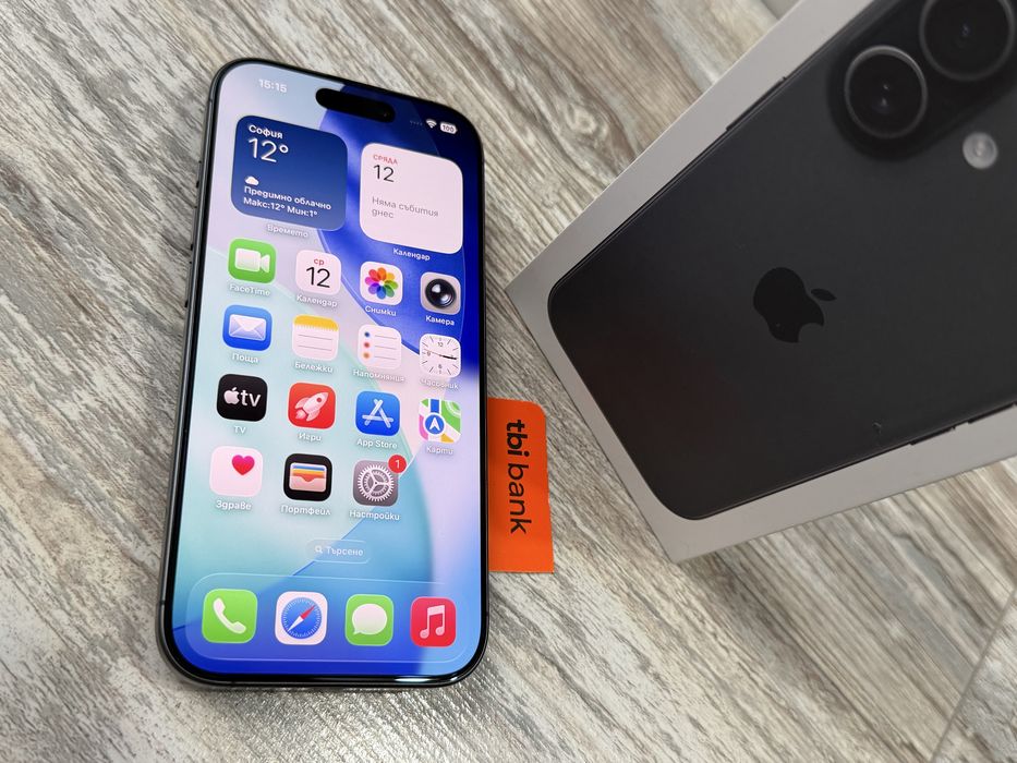 Iphone 15 Pro Max 256 GB - 100 % Чисто Нова Батерия Отличен