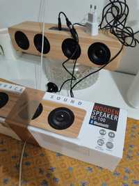 Boxa portabila Bluetooth Wooden  RS-100 made in Germania