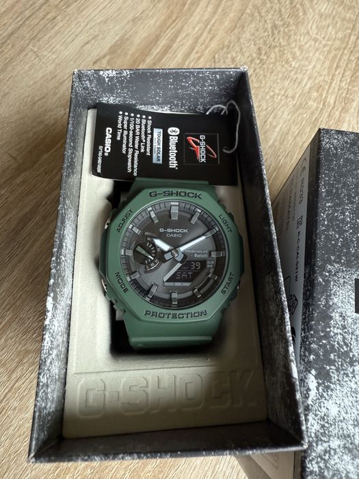 Casio G-SHOCK GA-B2100-3A, CasiOak, Bluetooth, solar, NOU