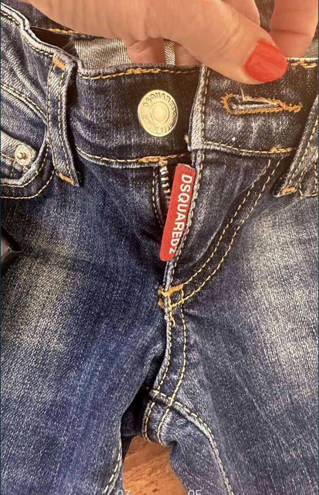 Детски дънки Dsquared, 2-3г