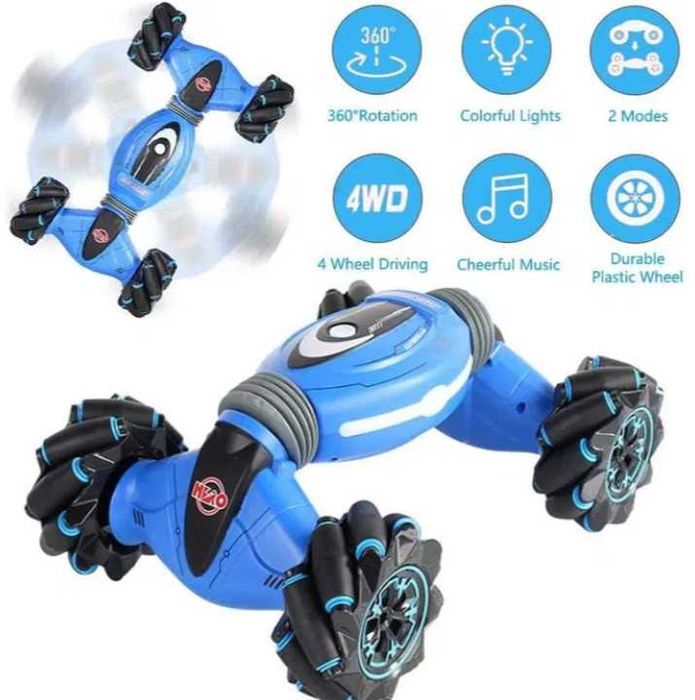 Masinuta de jucarie copii controlata prin gesturi si telecomanda