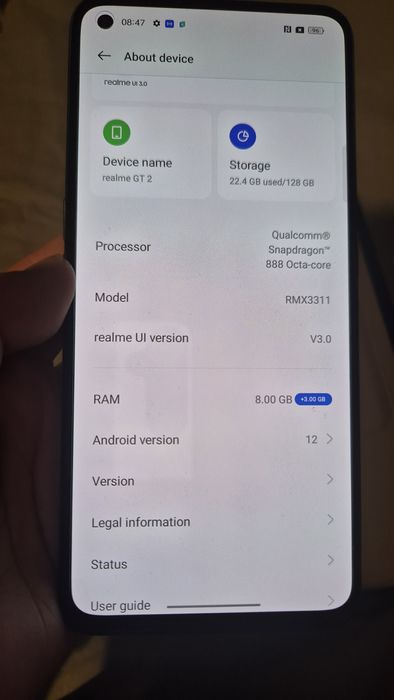 Vand telefon REALME GT 2