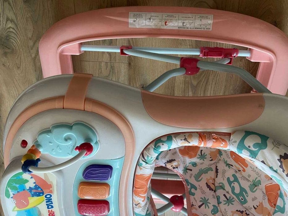 Проходилка Wunderkid 2 in 1 розова