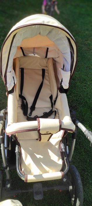 Детска количка Dizain Baby 2in1 Кожа