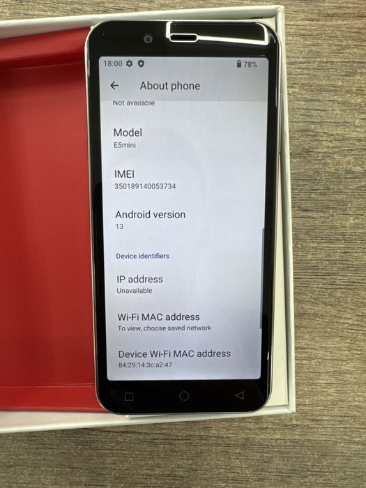Telefon emporia E5 mini