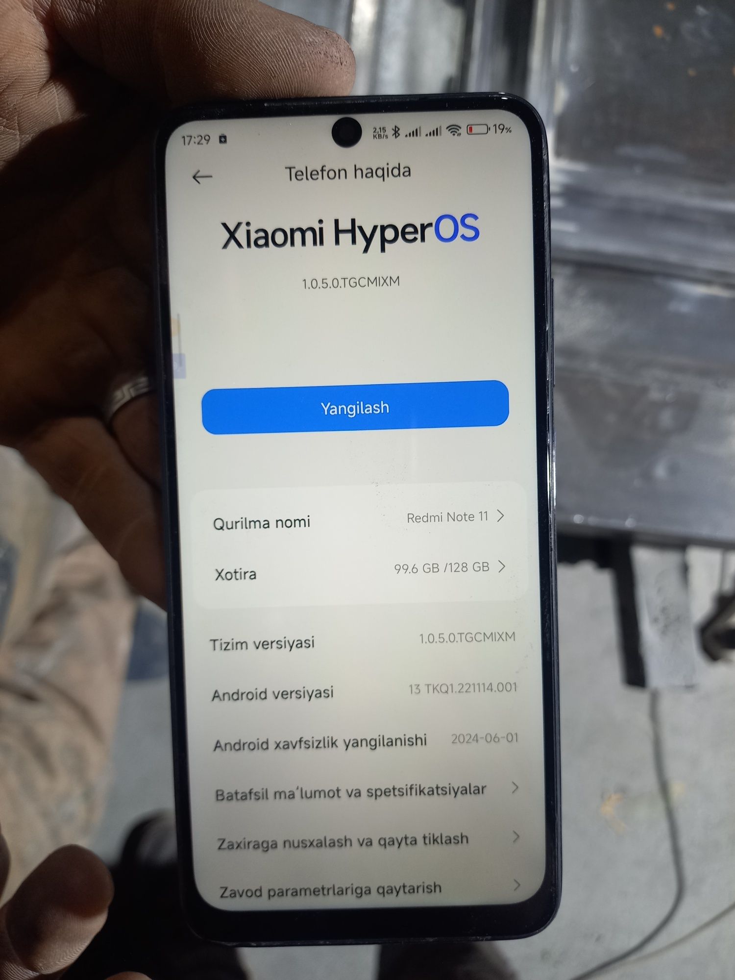 Redmi not 11 128
