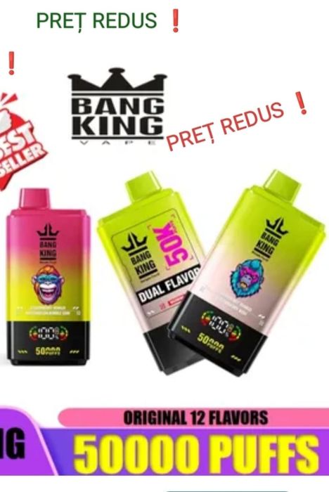 Bang King 50000 pufuri Reîncărcabil