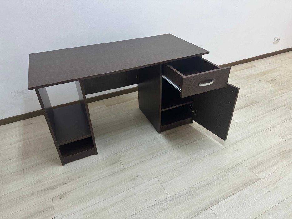 Birou calculator cu sertare si dulap 130 x 63 x 75 cm
