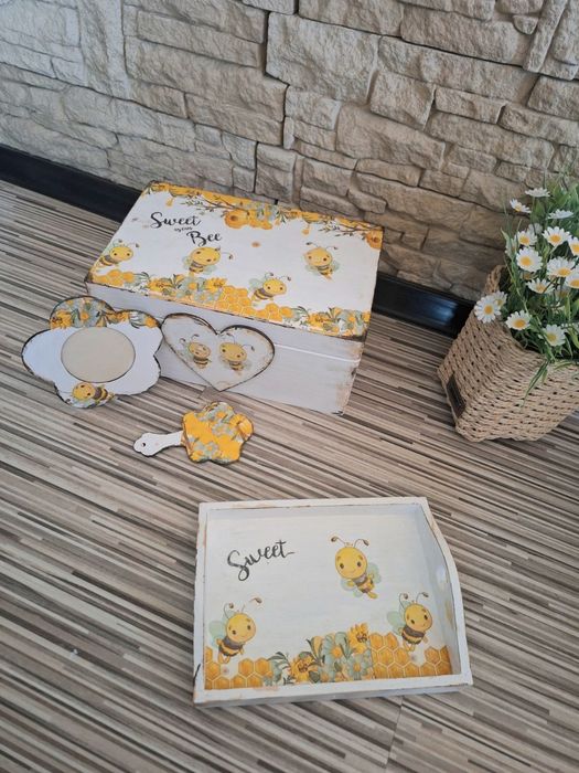 Set handmade, botez, aniversare, taiere mot