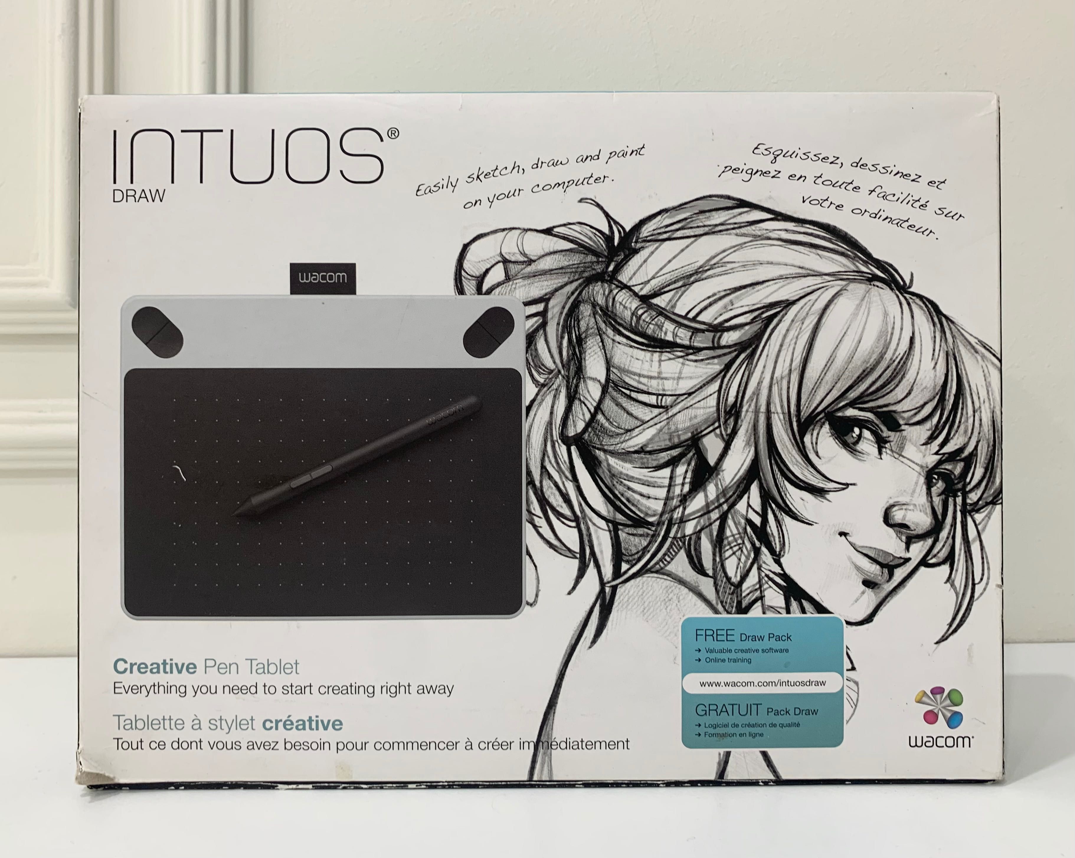 Графический планшет Wacom Intuos Draw Pen Small White (CTL-490DW-N)