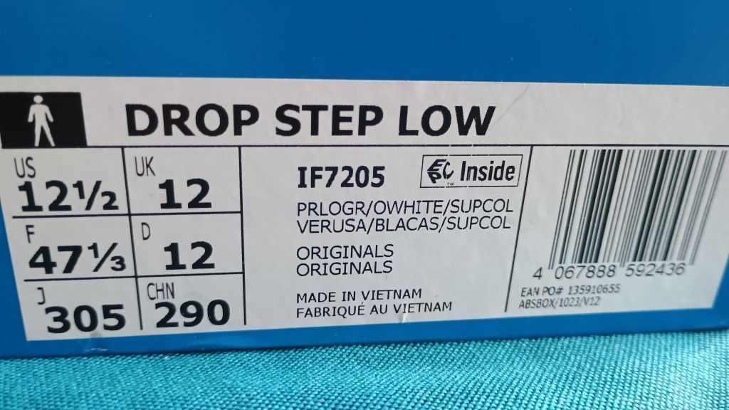 Продвам нови зелени Adidas Drop Step(torsion)система,номер 47 ,30.5 см
